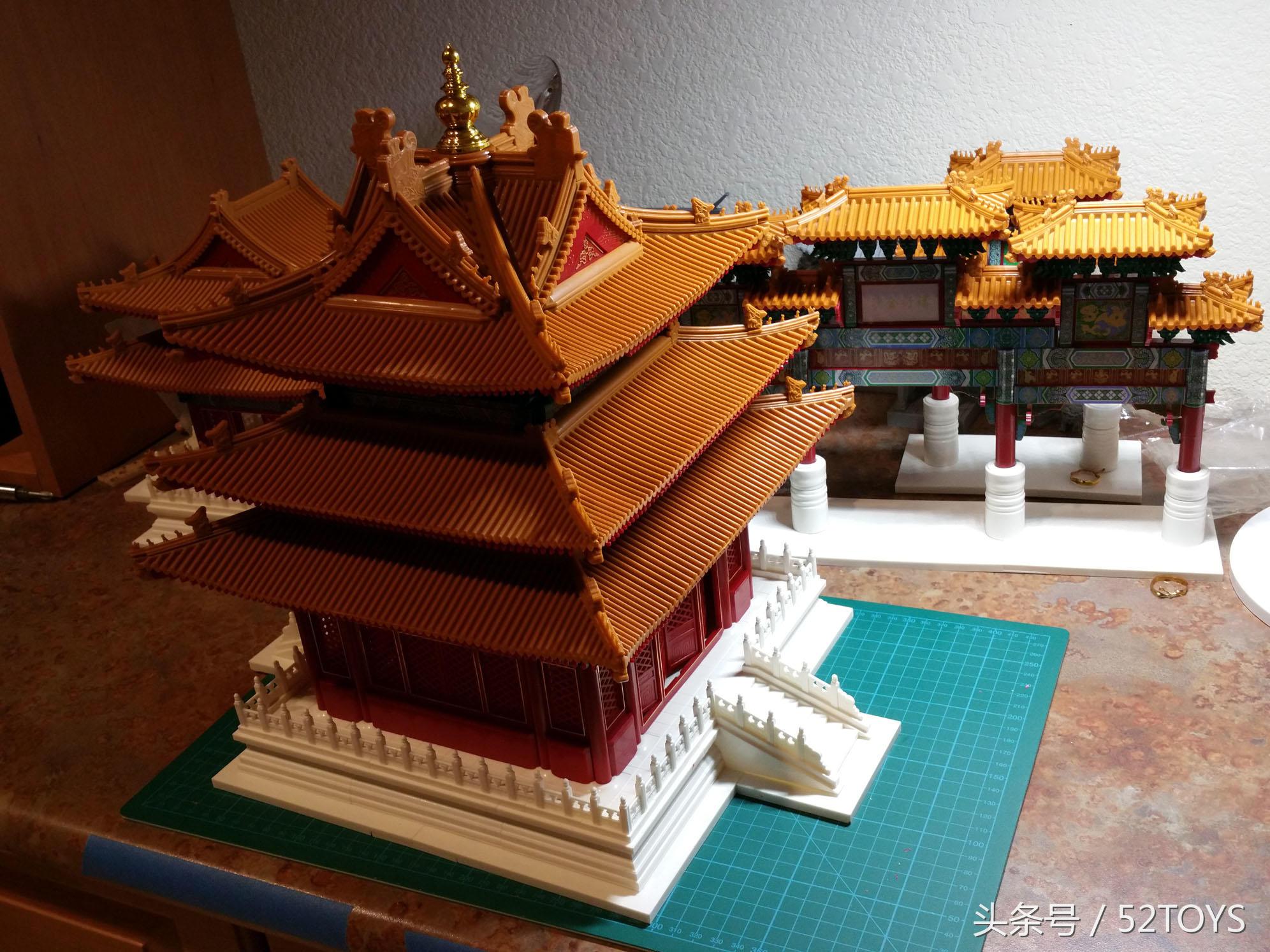 古建筑手办,中国古建筑手办