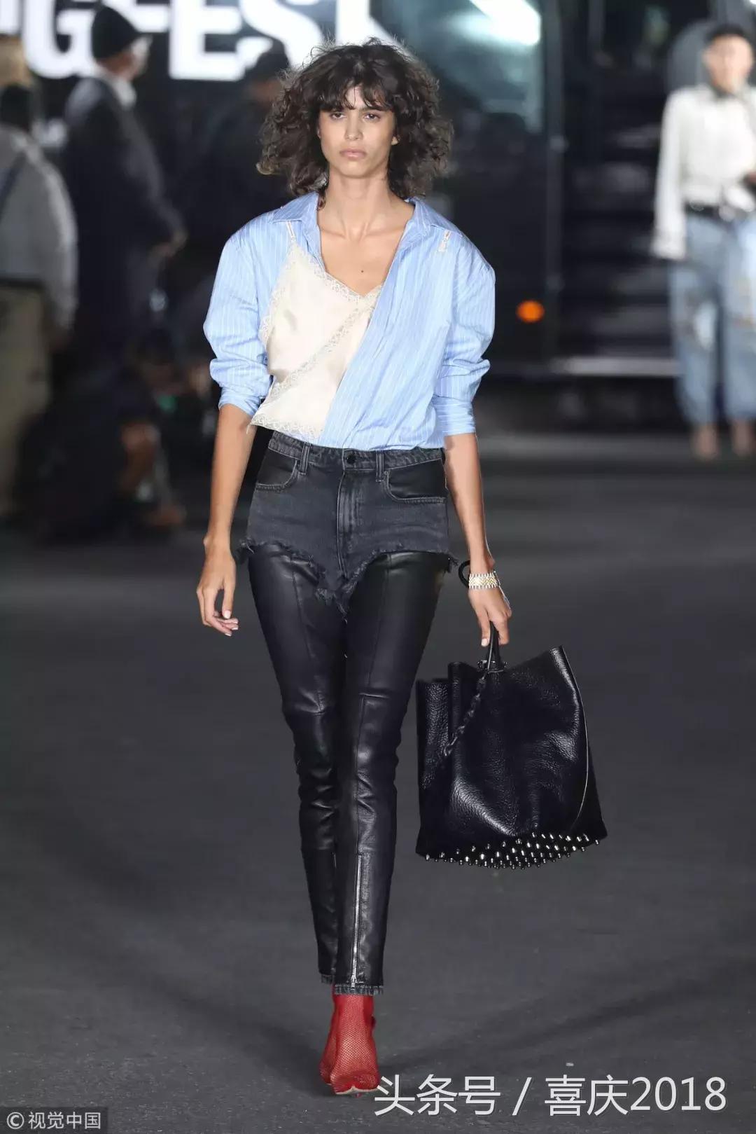 轻松就能穿出休闲随意的时髦感,一件穿出两件的效果