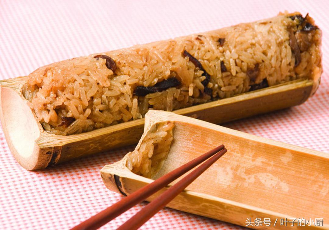 不会包粽子简单的蒸一下,不会包粽子的慢动作