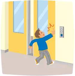 电梯安全装置图解,电梯安全使用图解及困梯自救