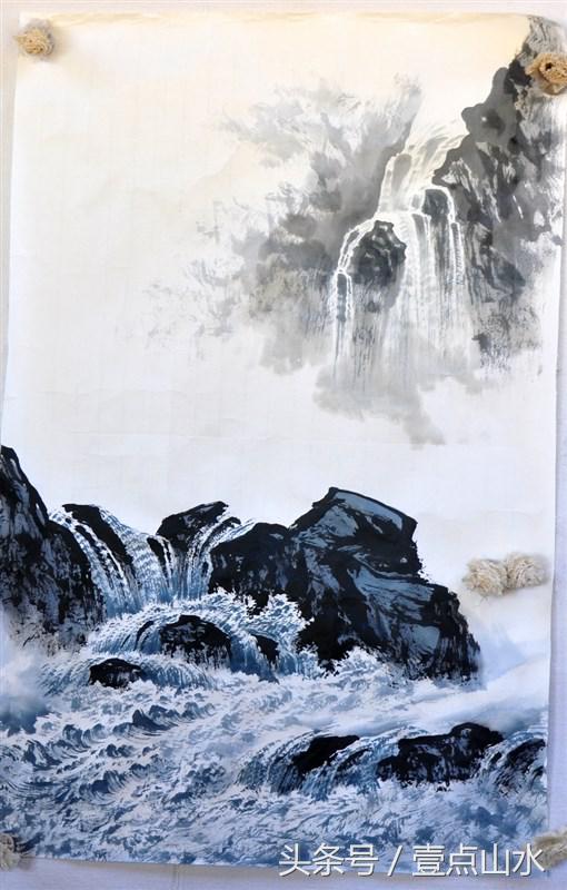 曾刚老师彩墨山水画,曾刚老师写意山水画技法视频