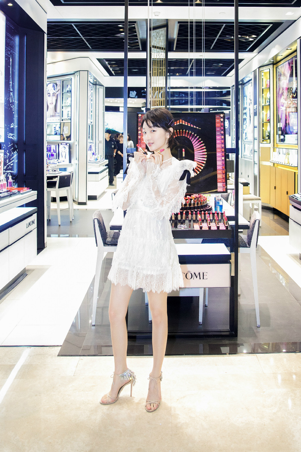 lancome兰蔻菁纯丝绒雾面唇膏196,lancome兰蔻双十一限时体验