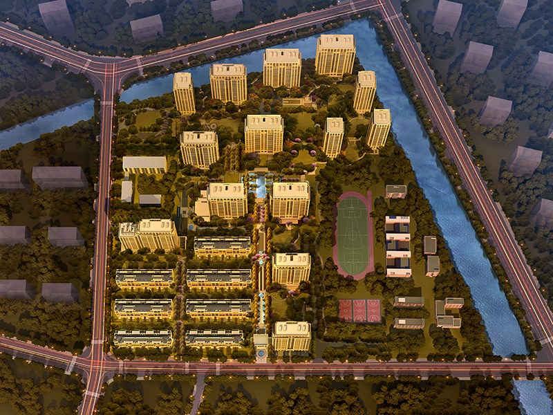 合景天銮杭州排屋,合景天銮与柳岸晓风排屋