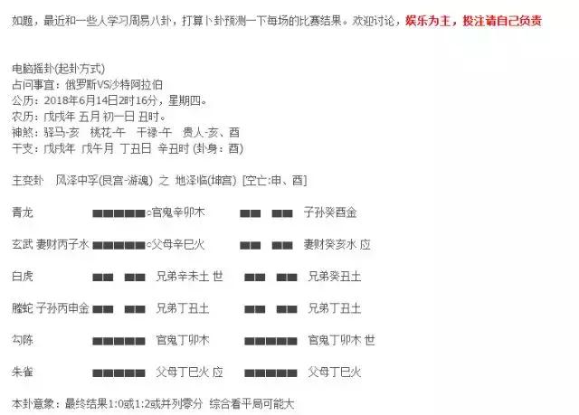 用科学手段预测足球比赛,如何用奇门遁甲预测足球