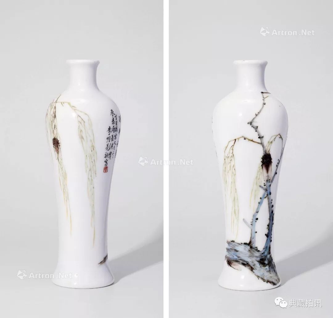 最新成交结果：中贸圣佳瓷艺丹青——近现代文人瓷专场