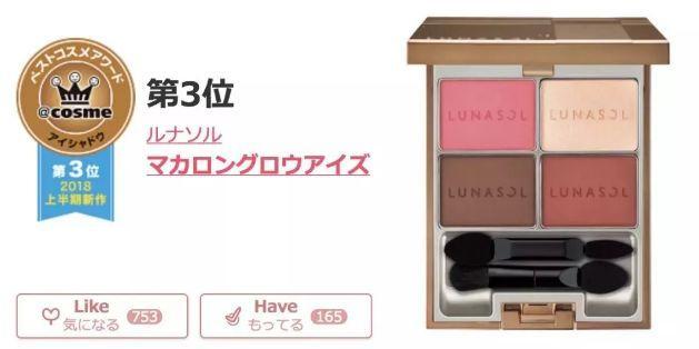 2022上半年日本cosme大赏东京新青年,2018日本cosme美容大赏榜单