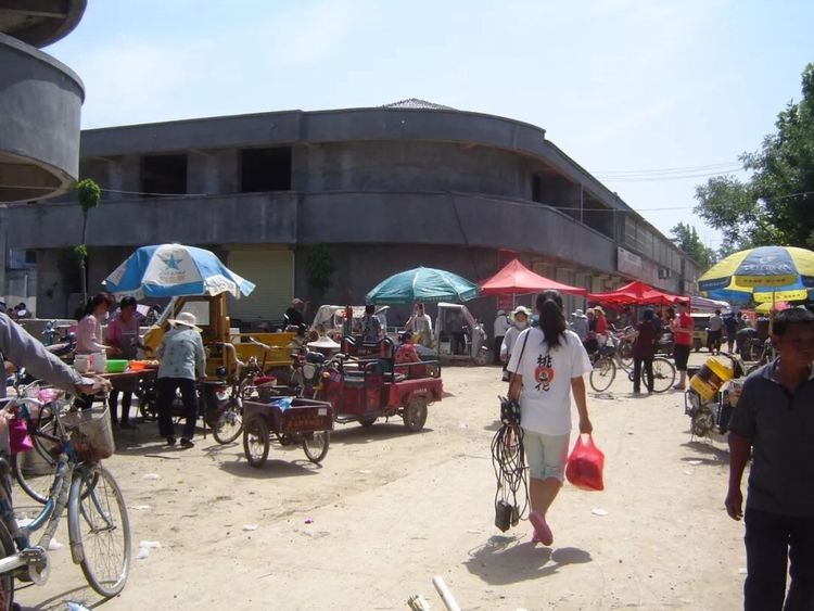 热闹的农村小院,八十年代农村集市