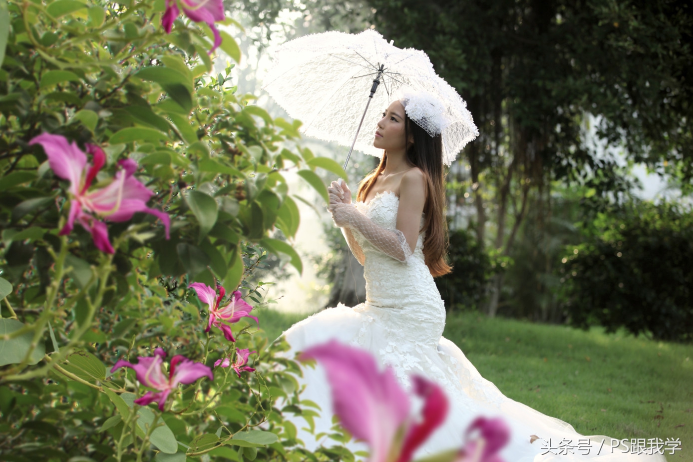 ps做花园效果图,环艺景观效果图photoshop教程