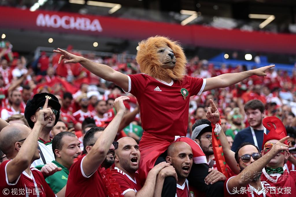 头顶“球场”化“猫”妆,“变相怪杰”满场飞,世界杯球迷谁最强