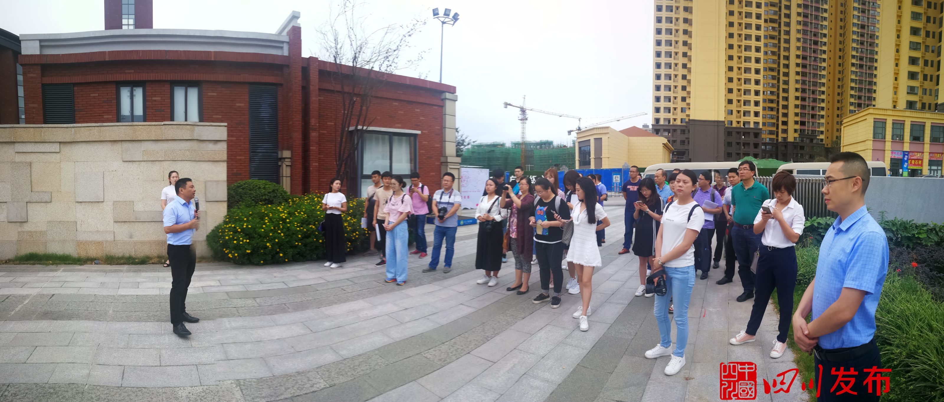 “绿色省运康养广元”2018四川媒体广元行——走进广元天立国际学校