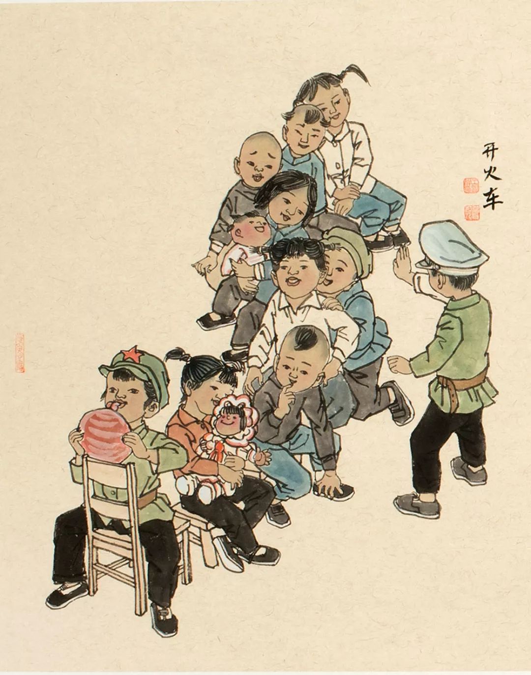 随画家王银祥寻路老北京民俗