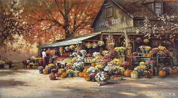 法国画家皮尔斯人物油画作品,保罗兰德水彩作品