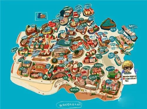 在画画中的真实感悟,厦门手绘地图简笔画