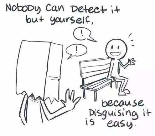 一幅心理健康漫画,对于抑郁的人如何心理辅导