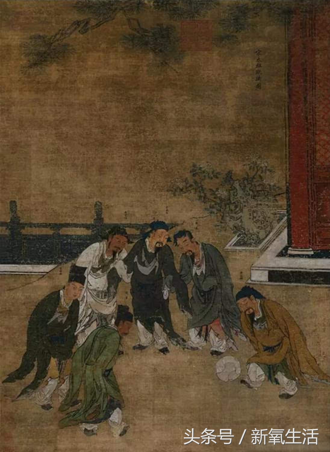 世界杯期间中国蹴鞠走进卡塔尔,中国在世界杯展示历史蹴鞠