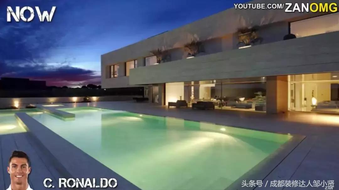 梅西和c罗的房子长啥样,梅西c罗内马尔小贝