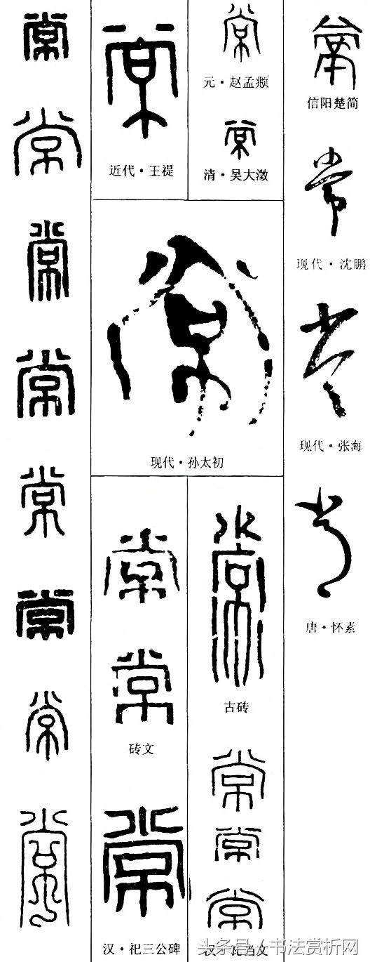 古今书法每日一字,书法一日一字楷书