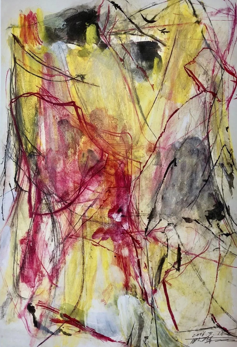 自由画家洪涛,自然光下的自由绘画