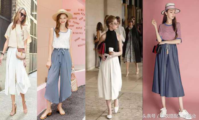 夏季新款裙裤两穿洋气又显瘦,半身裤裙真是夏季显瘦必备