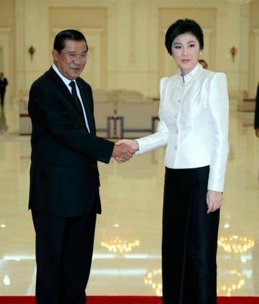 泰国总理英拉惊艳的照片,世界华人女总统