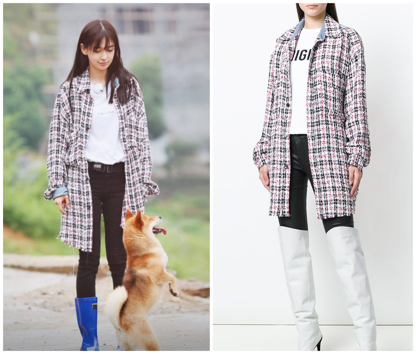 何炅和baby,何炅穿姚明衣服