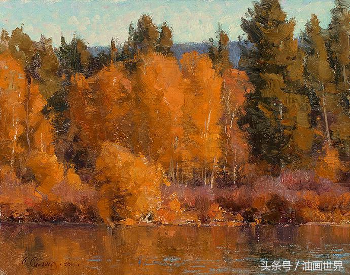 法国画家lucdidier风景油画欣赏,俄罗斯画家阿列克谢的风景油画