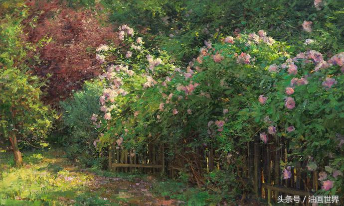 法国画家lucdidier风景油画欣赏,俄罗斯画家阿列克谢的风景油画