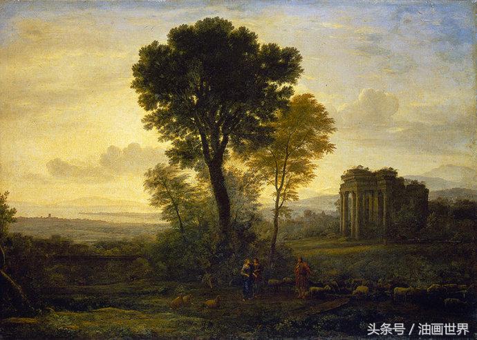 克洛德油画作品欣赏,克劳德洛兰的艺术追求