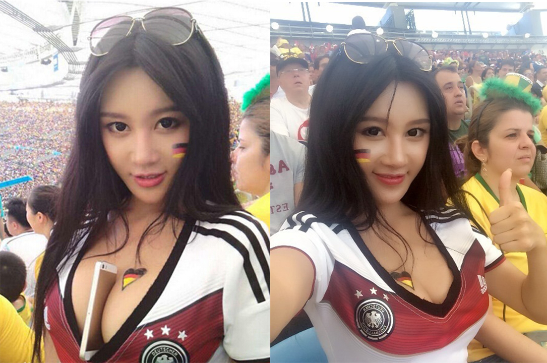 世界杯不光能看球，还能看到各国的美女，难怪男人都喜欢看球！