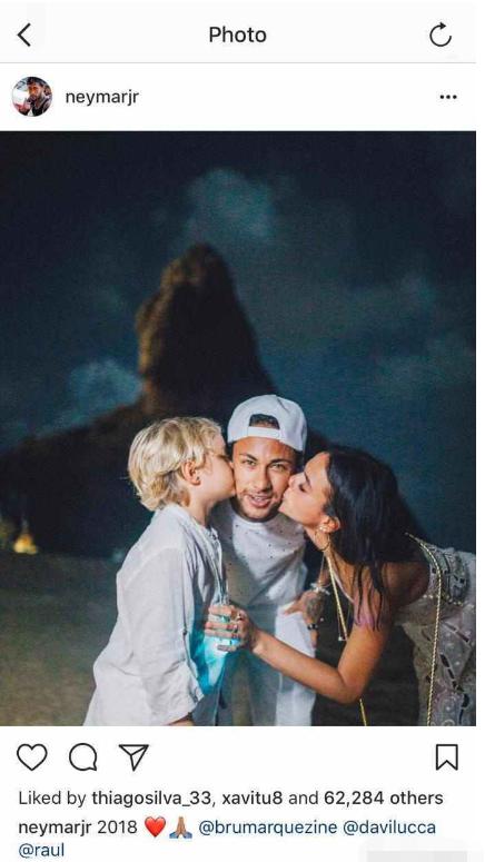 进世界杯八强，有漂亮的小女友，这就是内马尔