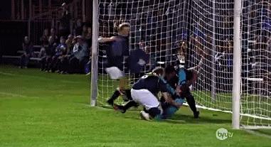 勇敢的门将,真正的门将扑救