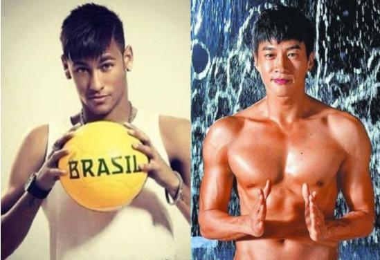 何润东撞脸袋鼠,何润东撞脸内马尔