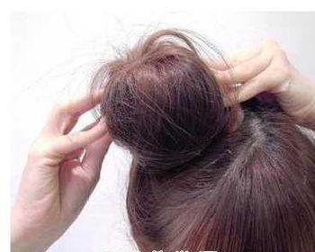 儿童盘发公主戴皇冠,7-12岁儿童简单盘发