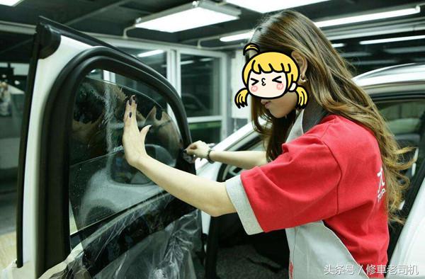 车膜在太阳下暴晒起泡怎么处理,汽车暴晒后车膜起皱怎么修复