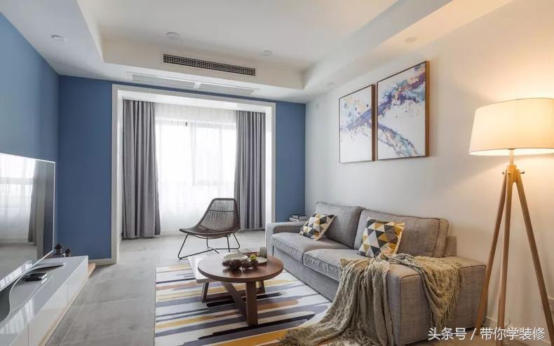 120平婚房装修北欧风,婚房北欧轻奢风