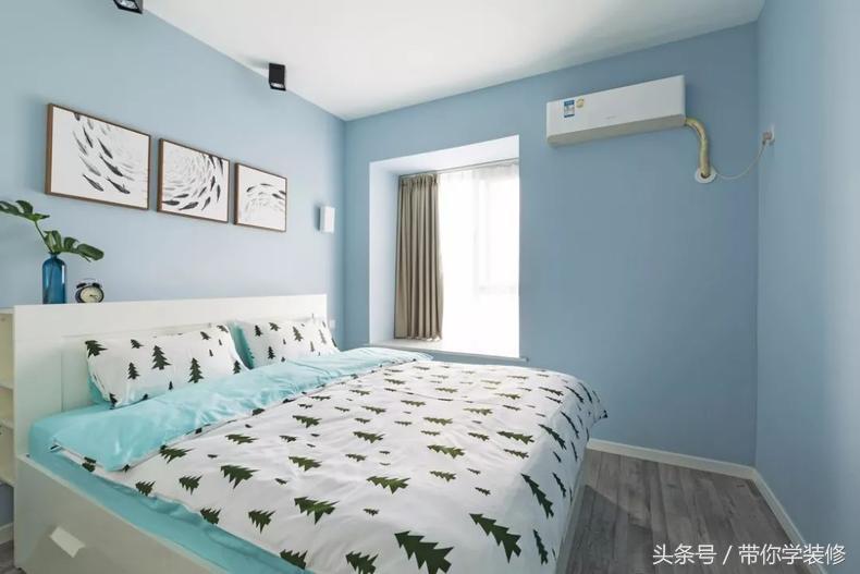 120平婚房装修北欧风,婚房北欧轻奢风