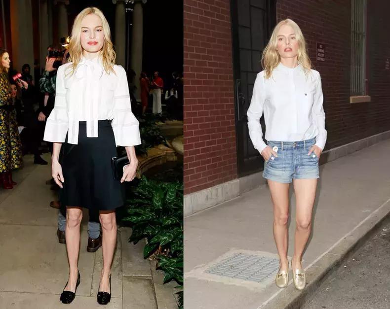 平胸五五开的身材，学穿简约风，谨记三要素