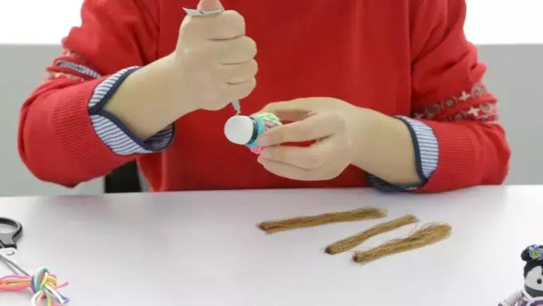 羽毛球变公仔,羽毛球造型玩偶