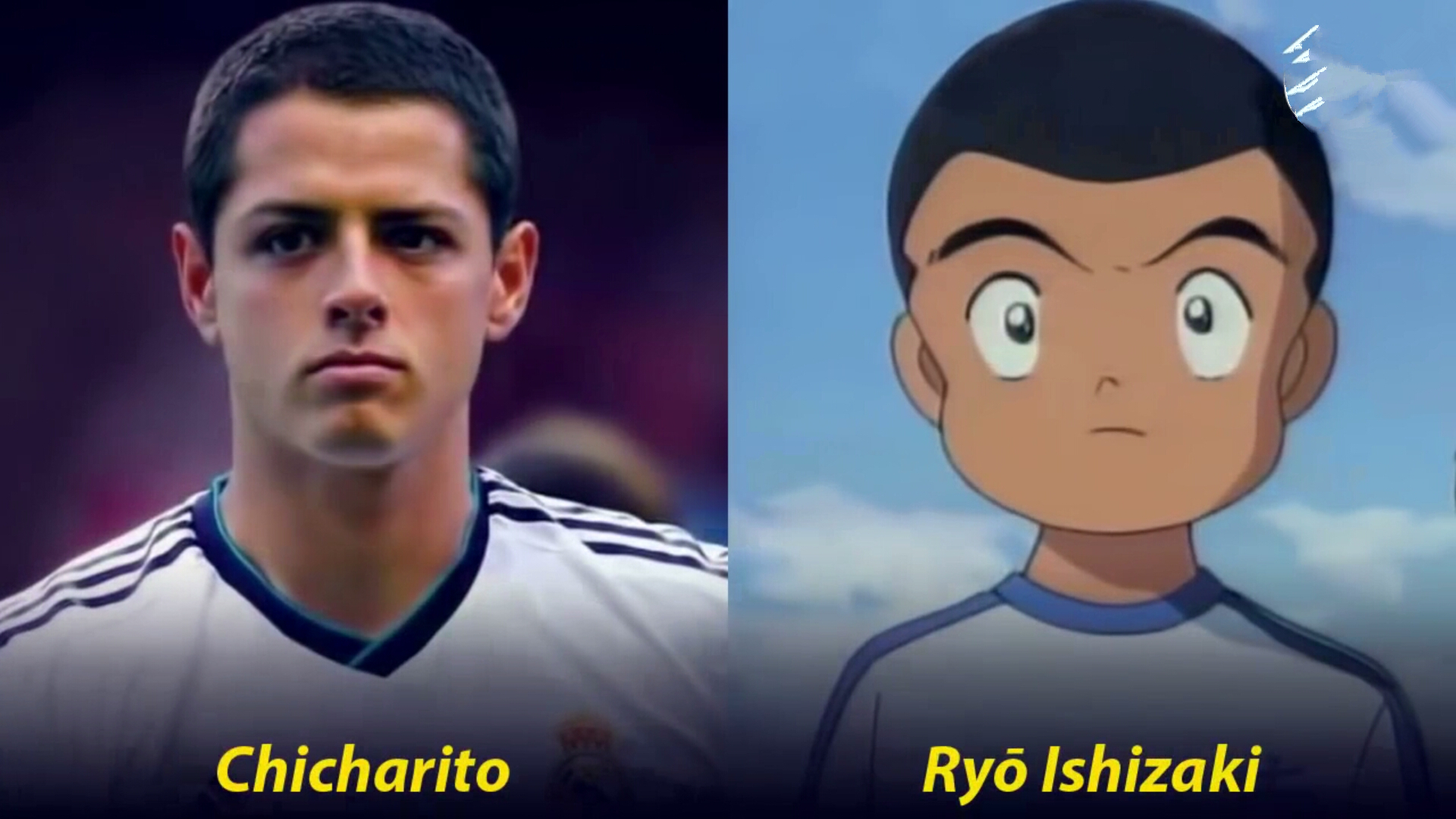 足球明星遇到罗纳尔多,足球明星遇到动漫人物