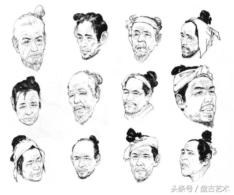 人物国画孙膑、庞涓技法，相当全面（盘古艺术油画国画书画定制