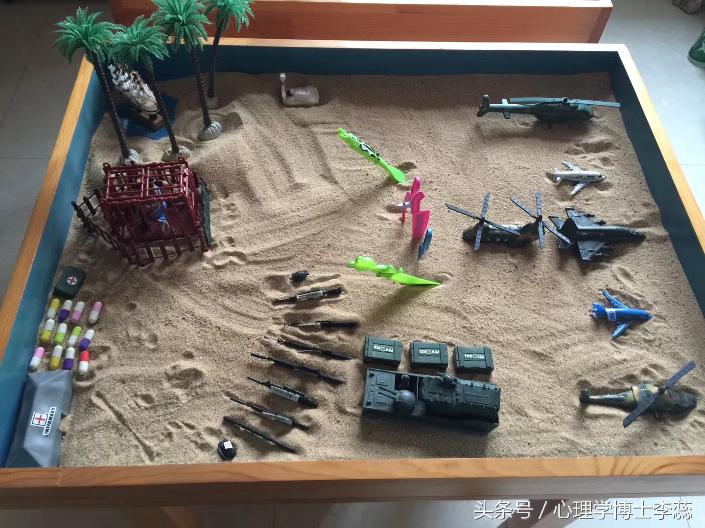 李蕊博士沙盘治疗案例：想要自杀的少年