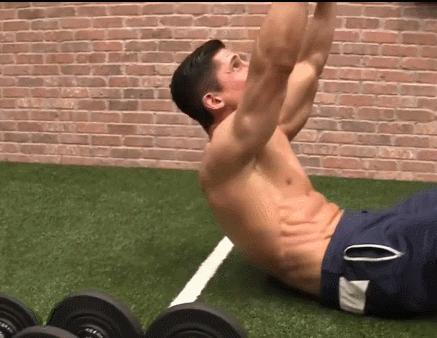 哑铃新手练胸练腹练手臂,哑铃真的可以练肱二头肌吗