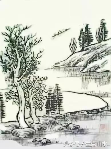 画山水风景画入门教程,山水画入门教程从零开始学国画