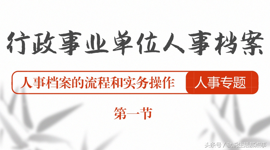 人事档案整理规范及档号编制要求,人事档案管理规定最新版