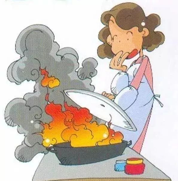 厨房着火怎么自救,厨房着火正确灭法