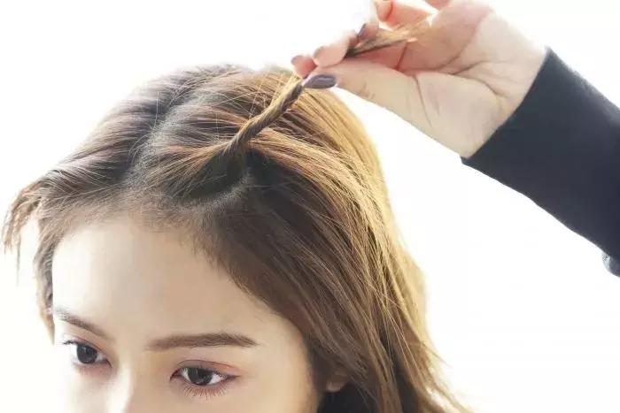 女明星刘海怎么梳的,女明星刘海教程