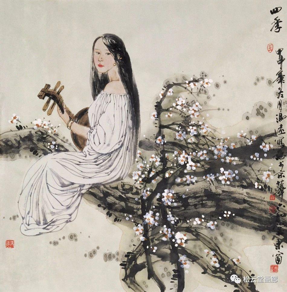 画家冯远2005年作品人物画,冯远谈蒋兆和的人物画