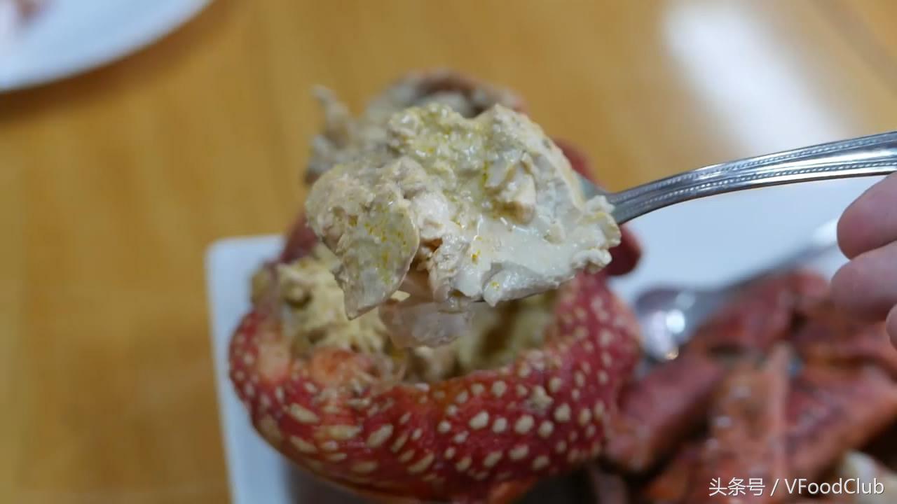 日本超级大的椰子蟹,日本冲绳海鲜鲨鱼刺身