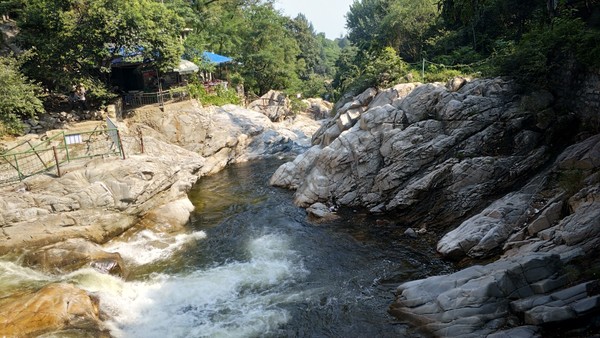 高冠瀑布风景,高冠瀑布游记