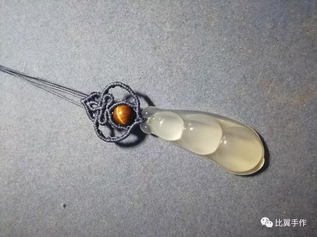 妡——有孔吊坠编制（比翼手作）